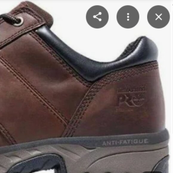 Timberland PRO Jigsaw Oxford Steel Toe Boots Safety Shoe 9.5 Brown NWT